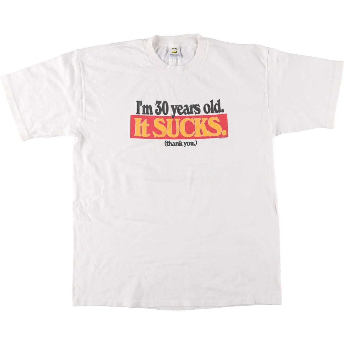 古着 90年代 STEDMAN SUPER HI CRU プリントTシャツ USA製 メンズL相当
