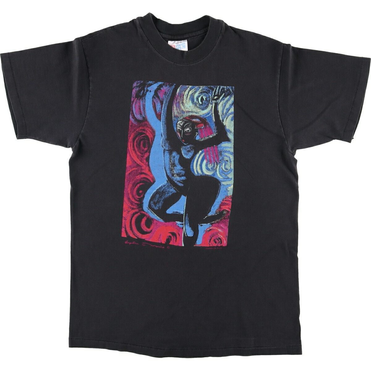 古着 90年代 ヘインズ Hanes プリントTシャツ USA製 メンズXL相当