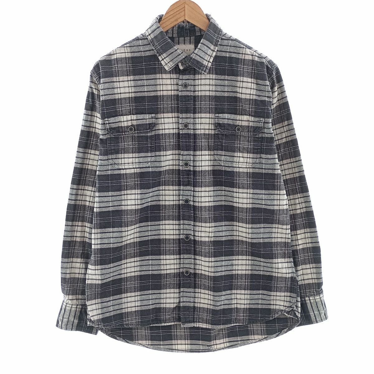 JACHS オンブレチェックネルシャツ （バングラデシュ製・L） 古着 