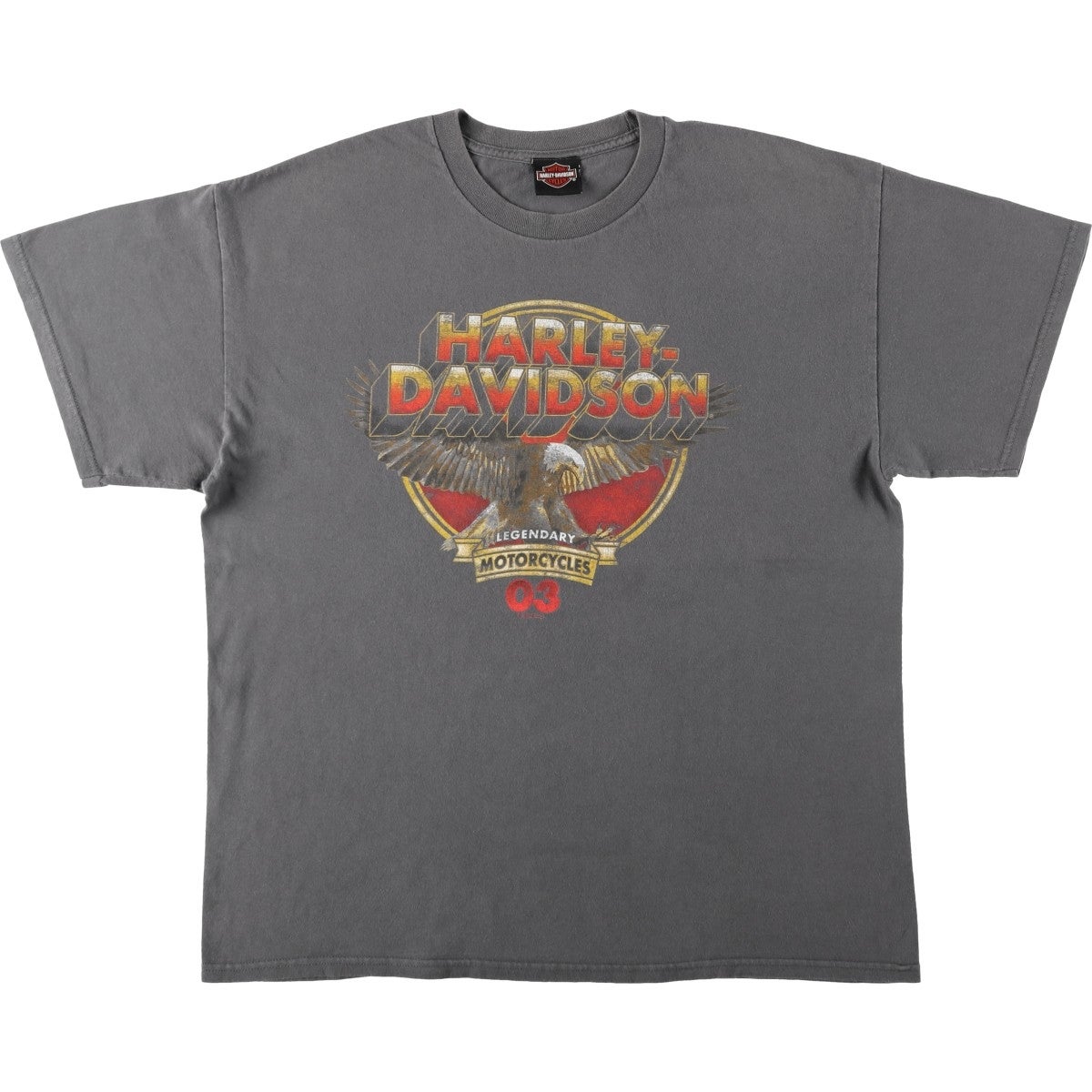 古着 ハーレーダビッドソン Harley-Davidson 鷲柄 イーグル柄