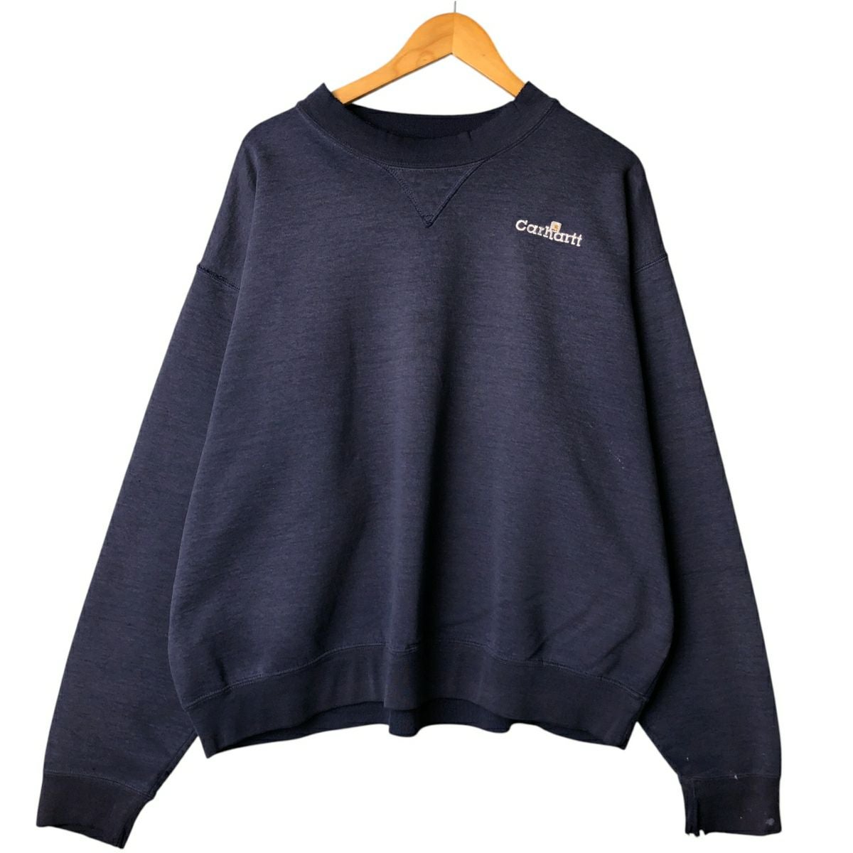 古着 カーハート Carhartt ワンポイントロゴスウェットシャツ