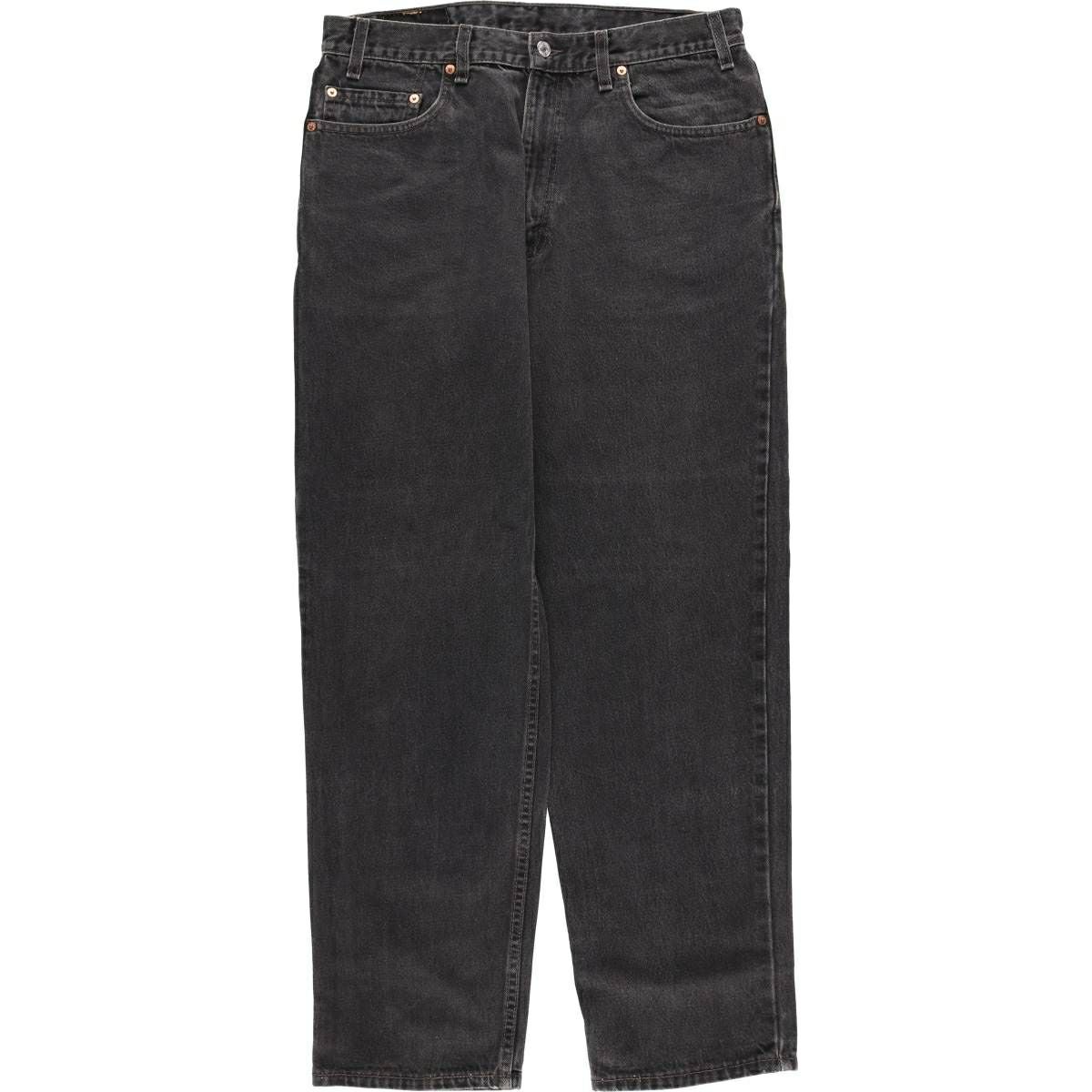 古着 90年代 リーバイス Levis 550 RELAXED FIT ブラックデニム