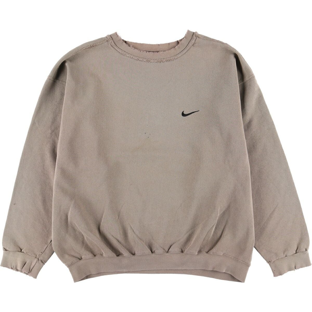 古着 80年代 ナイキ NIKE 紺タグ ツートン ワンポイントロゴスウェット