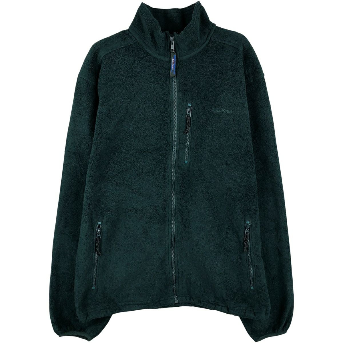 エルエルビーン 古着 フィールドコート USA グリーン M 80s 90s 古着 80～90年代 エルエルビーン L.L.Bean フリースジャケット USA製