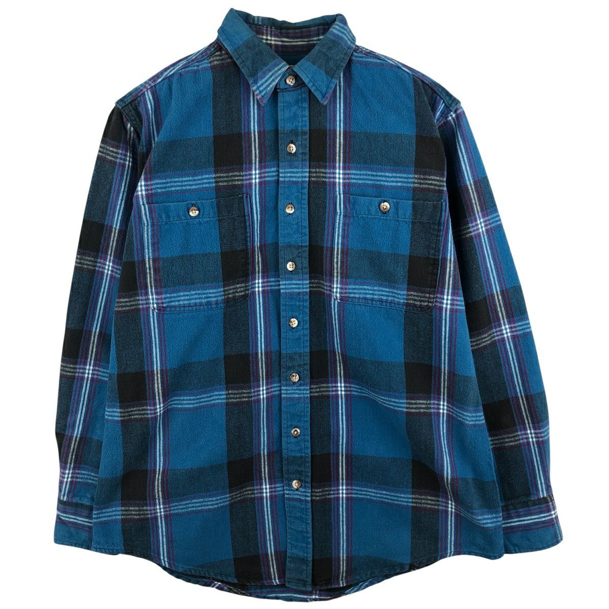 古着 セントジョンズベイ ST. JOHNS BAY CLASSIC FIT 長袖 フランネル