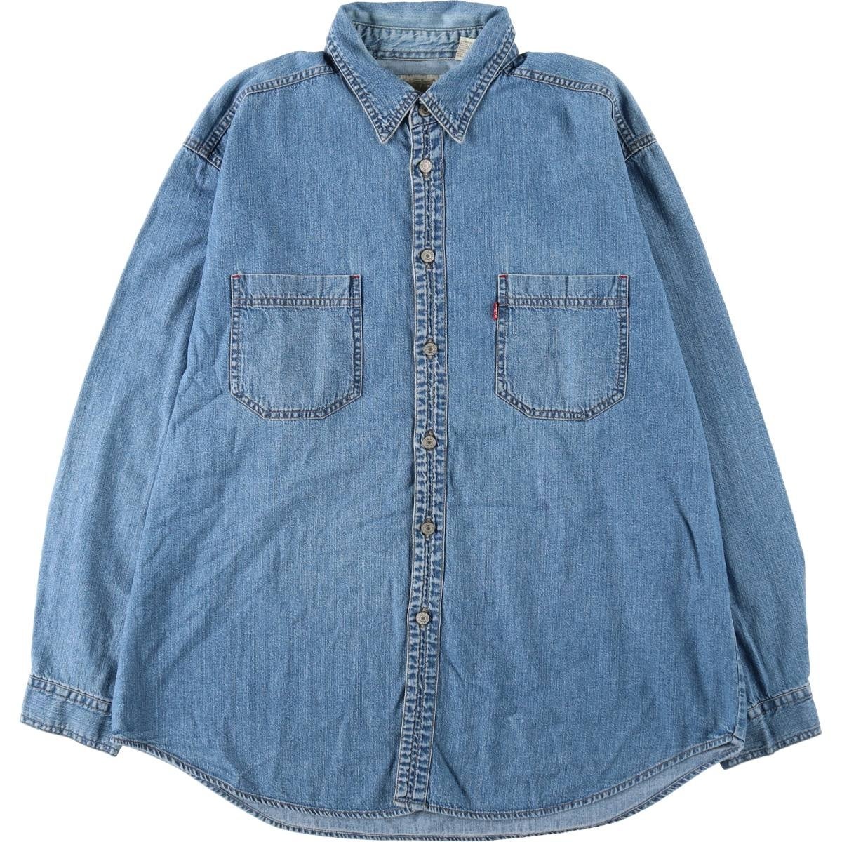 古着 リーバイス Levis RED TAB 長袖 デニムシャツ メンズXL相当