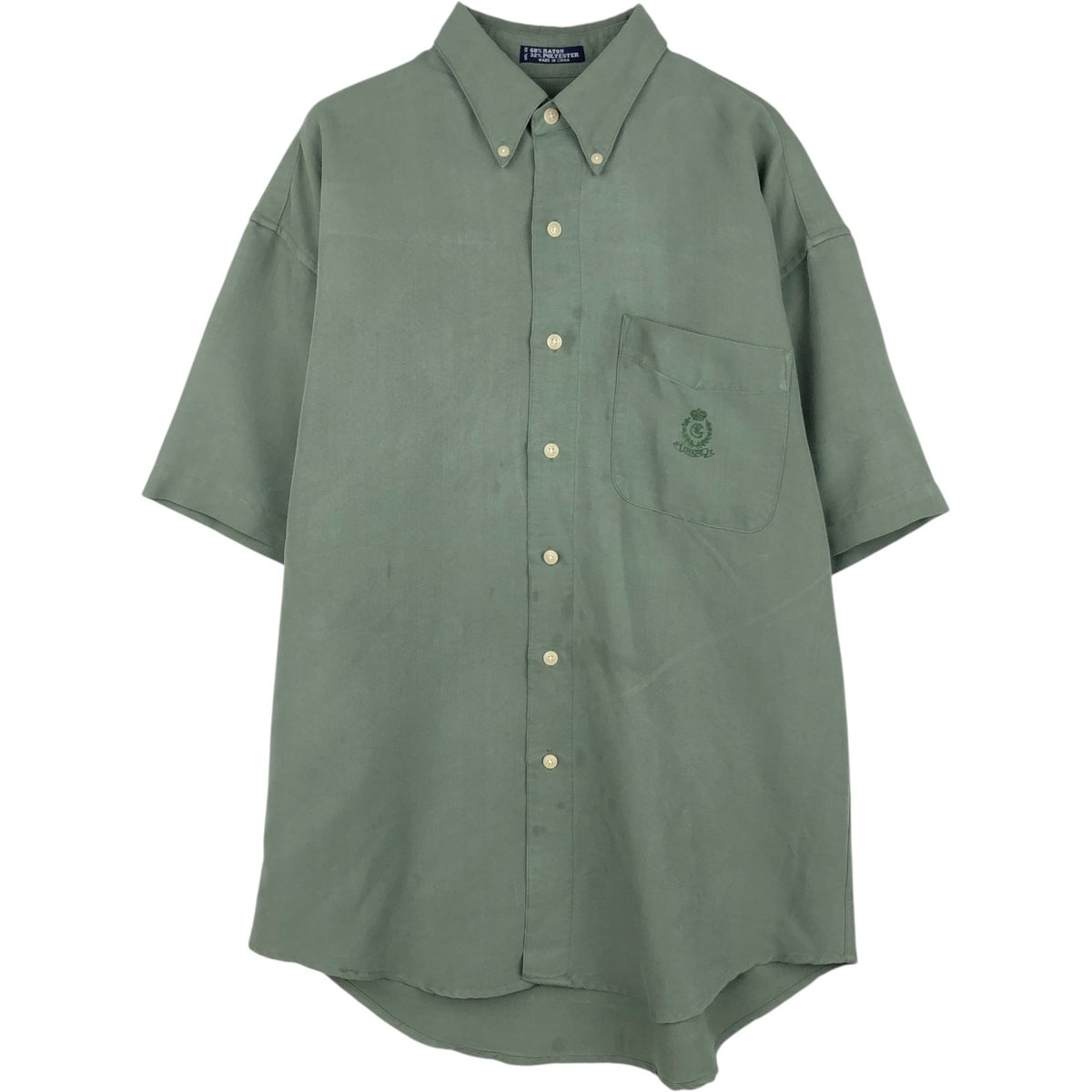 古着 ラルフローレン Ralph Lauren CHAPS チャップス 半袖 ボタン