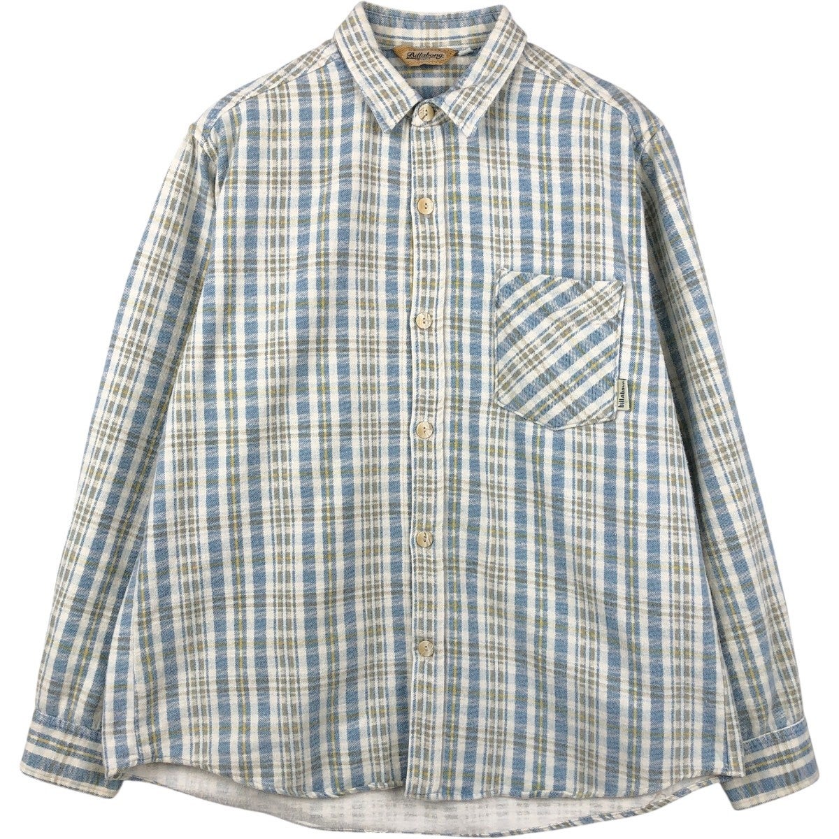 古着 MIGHTY MAC 長袖 フランネルチェックシャツ USA製 メンズXL相当