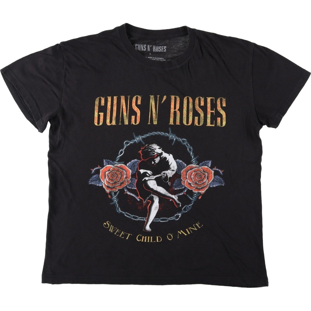 古着 Guns N Roses ガンズアンドローゼズ バンドTシャツ バンT メンズM