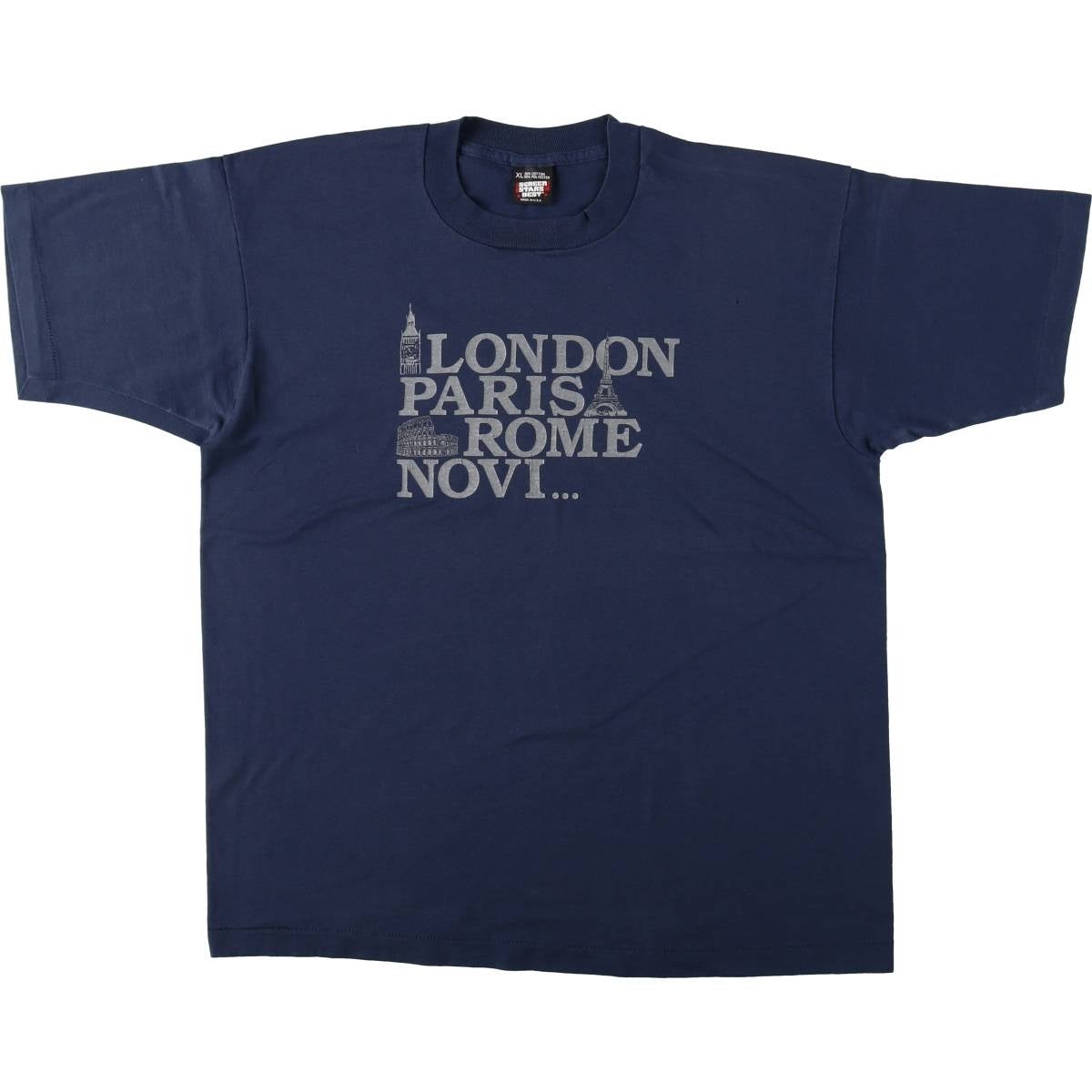 SCREEN STARS - 古着 80年代 スクリーンスターズ SCREEN STARS プリントTシャツ USA製 レディースM ヴィンテージ /eaa444213 古着 80年代 スクリーンスターズ SCREEN STARS メッセージプリントT