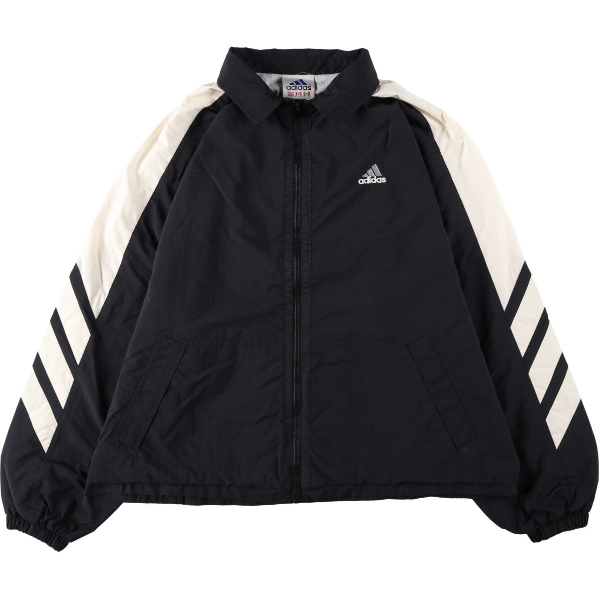 古着 90年代 アディダス adidas ナイロンジャケット メンズXL相当