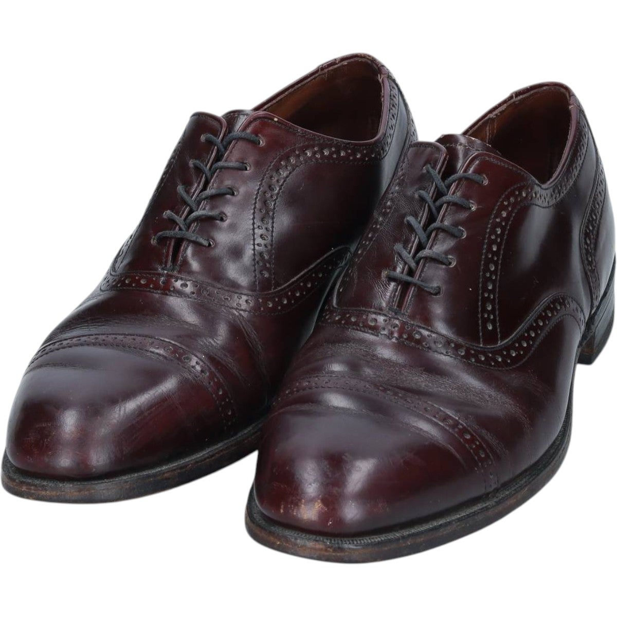 古着 フェラガモ Salvatore Ferragamo ストレートチップシューズ