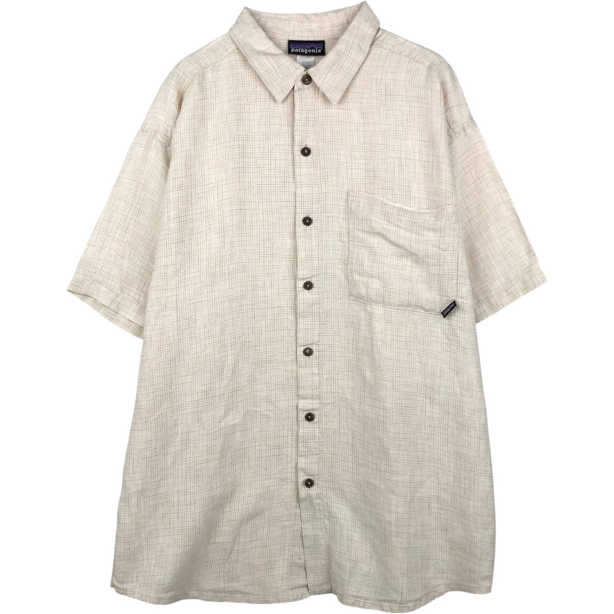 古着 パタゴニア patagonia MIGRATION HEMp SHIRT 53136S0 総柄 半袖