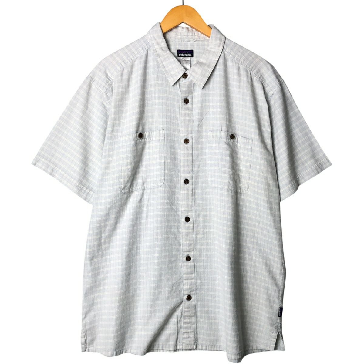 古着 パタゴニア Patagonia Migration Hemp Shirt 53138SP14 チェック