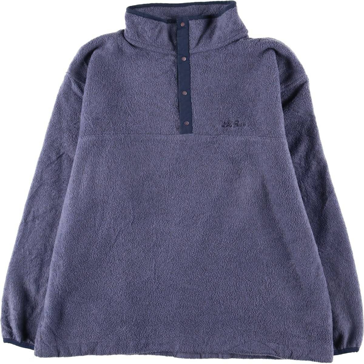 古着 エルエルビーン L.L.Bean ハーフジップ フリースプルオーバー