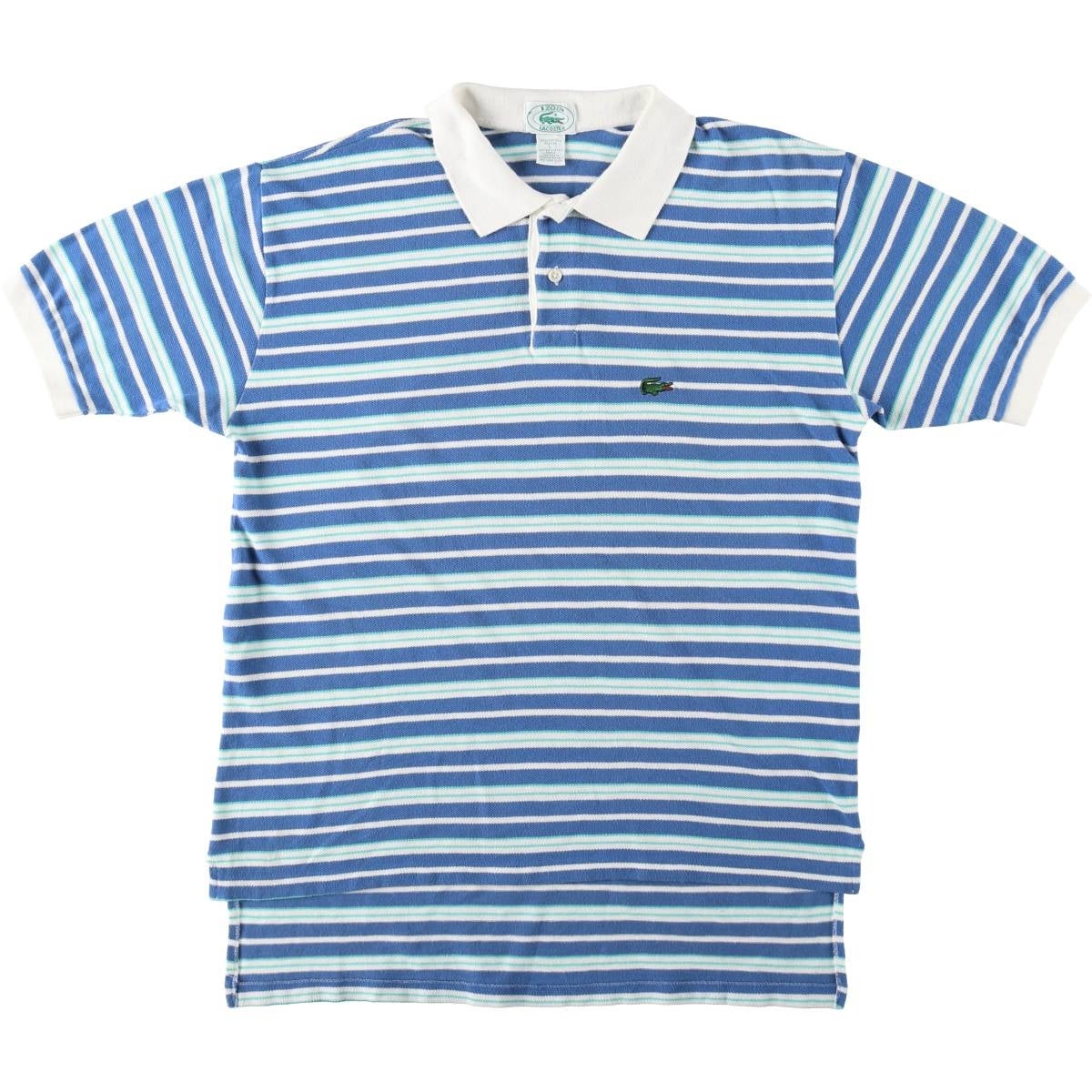 古着 80年代 ラコステ LACOSTE IZOD 半袖 ポロシャツ メンズM相当
