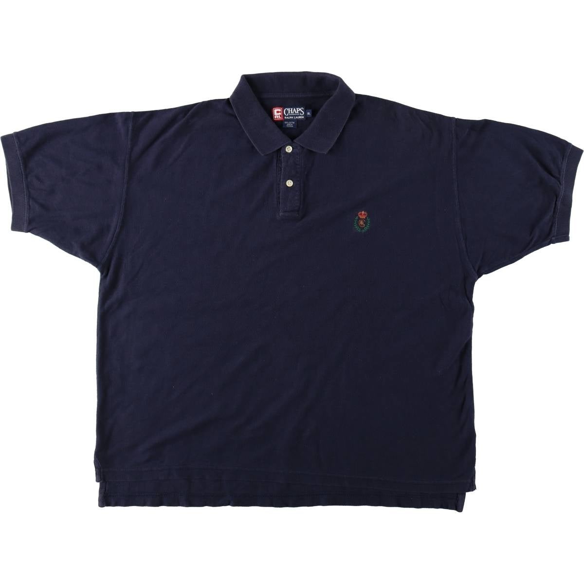 古着 ラルフローレン Ralph Lauren CHAPS チャップス 長袖 ポロシャツ