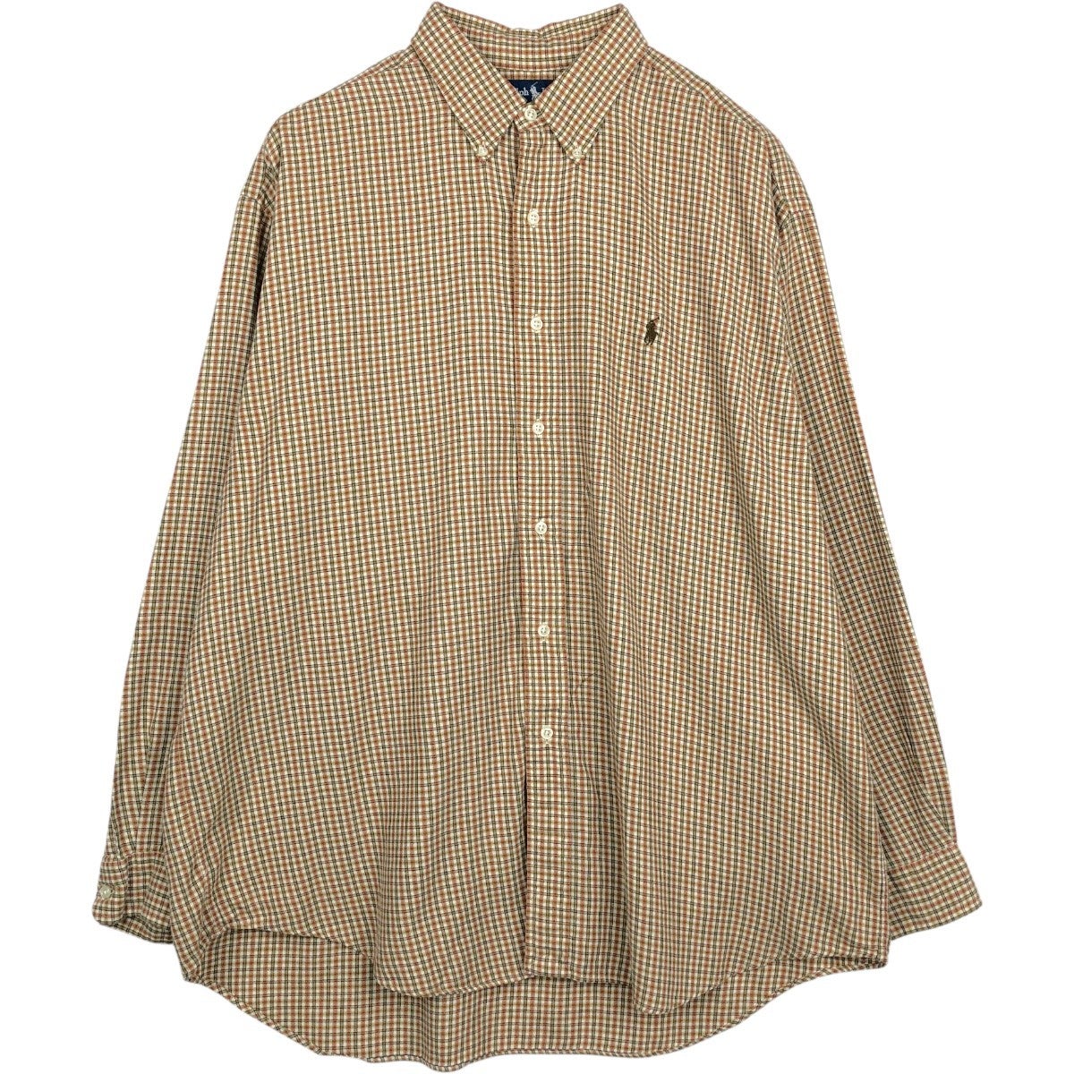 古着 ラルフローレン Ralph Lauren BLAKE 長袖 ボタンダウンチェック