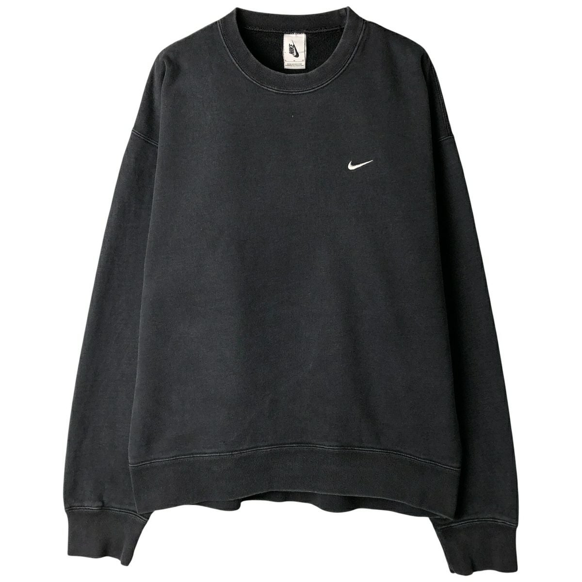 古着 ナイキ NIKE ワンポイントロゴスウェットシャツ トレーナー