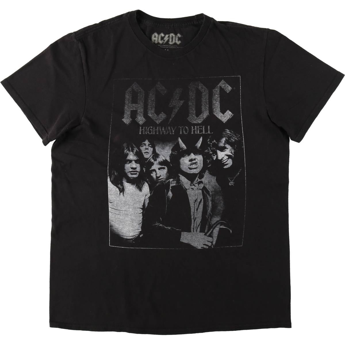 古着 AC/DC エーシーディーシー バンドTシャツ バンT メンズXL相当