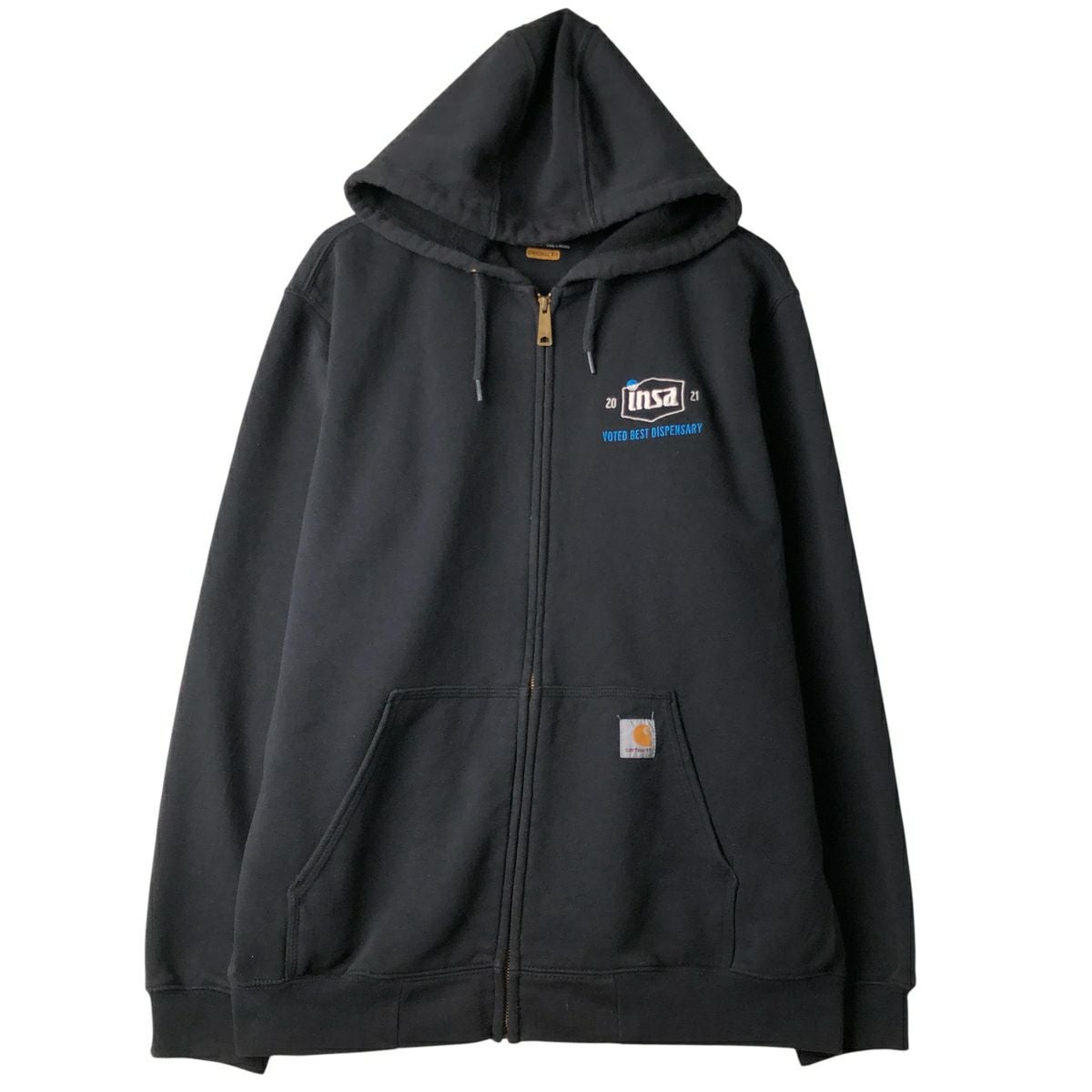 古着 カーハート Carhartt スウェットフルジップパーカー メンズL相当
