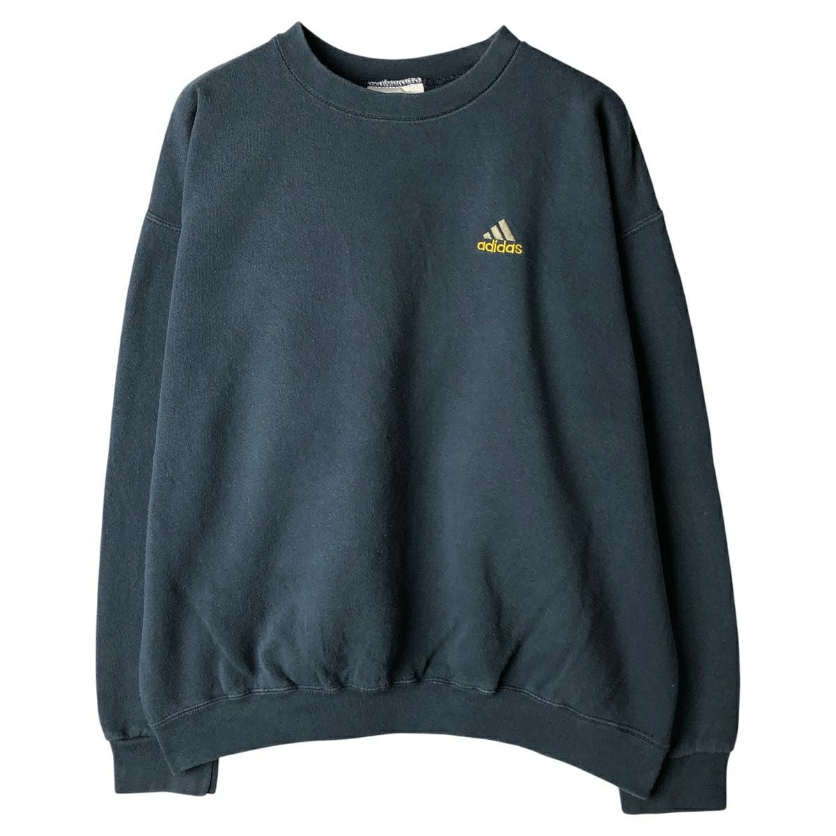古着 90年代 アディダス adidas TEAM ワンポイントロゴスウェット
