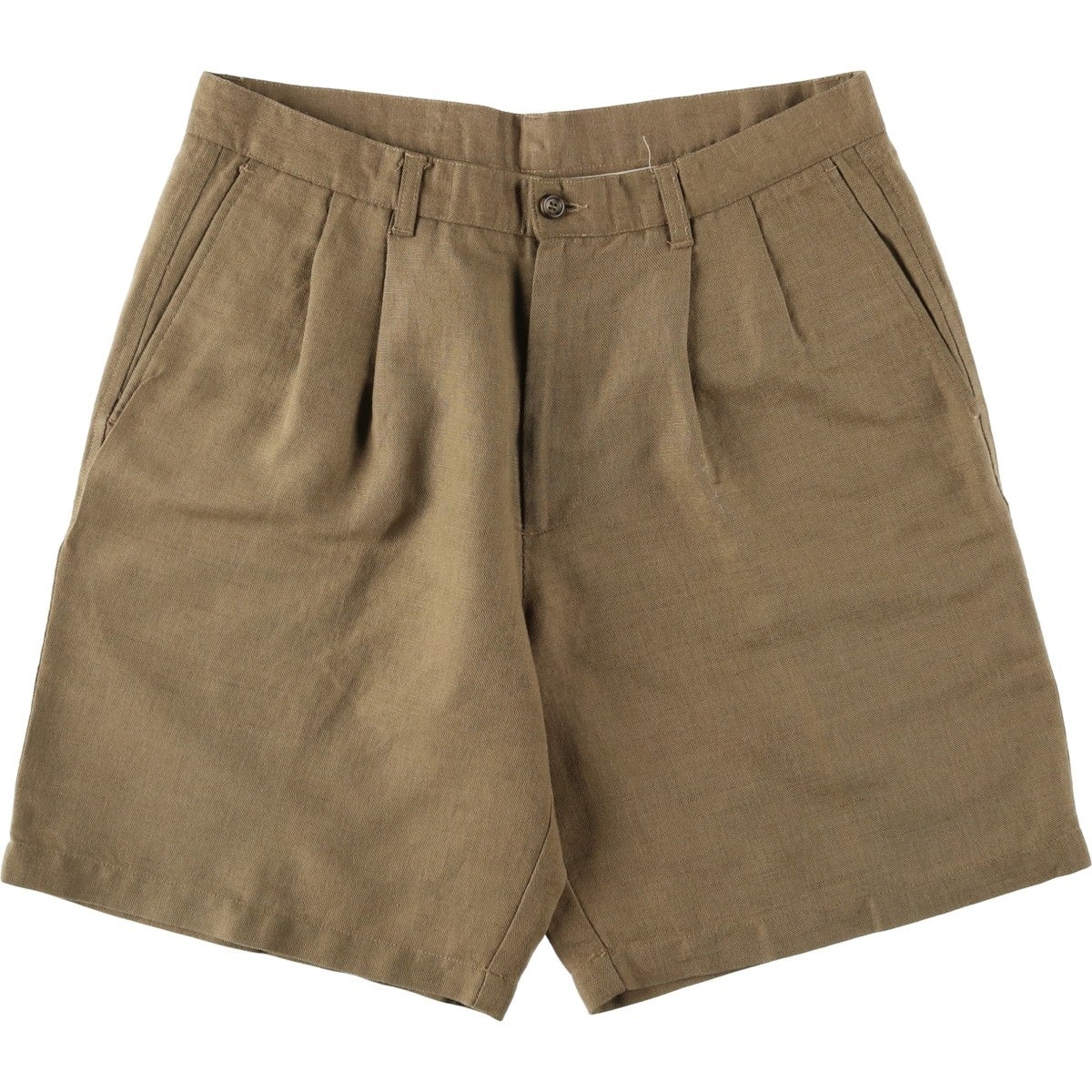 古着 90年代 ドッカーズ DOCKERS khakis ツータック コットン×リネン