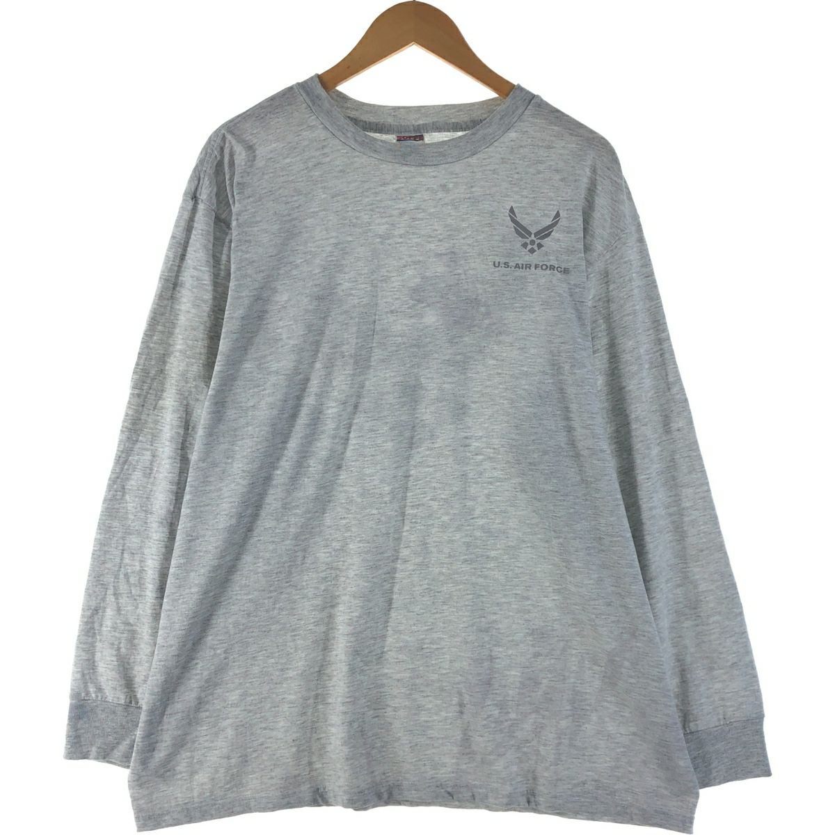 CHROME HEARTS ロングTシャツ グレー XL 90年代 ヴィンテージ 古着 クロムハーツ Chrome Hearts ロングTシャツ ロンT USA製 メンズS