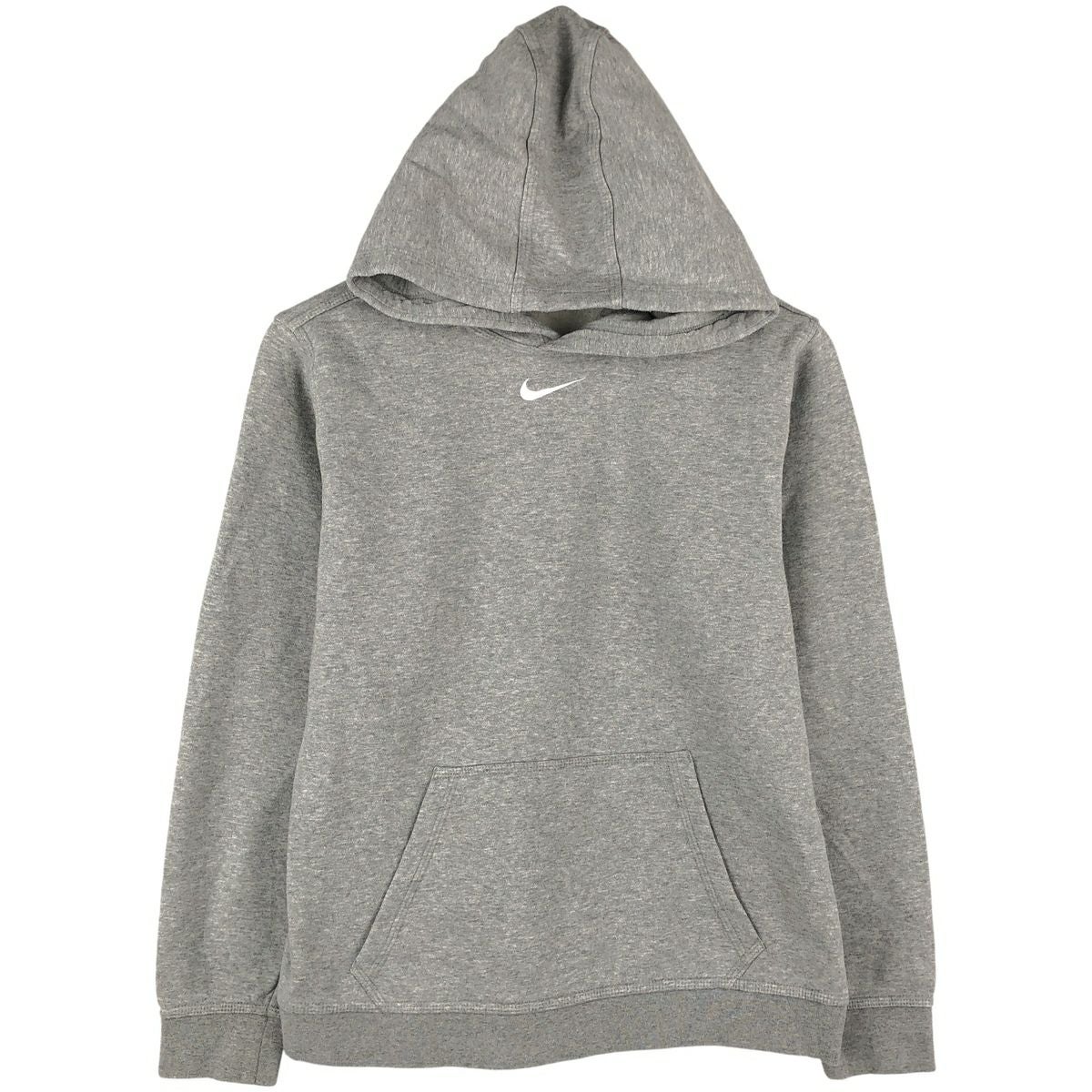 古着 ナイキ NIKE センターロゴ スウェットプルオーバーパーカー