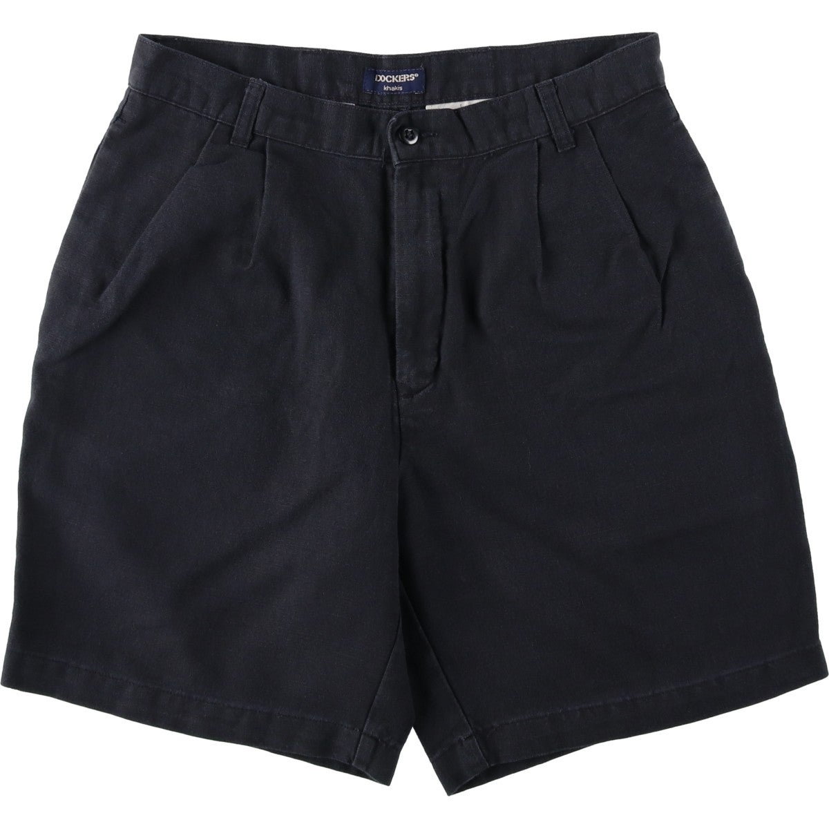 古着 00年代 ドッカーズ DOCKERS ツータック リネンパンツ スラックス