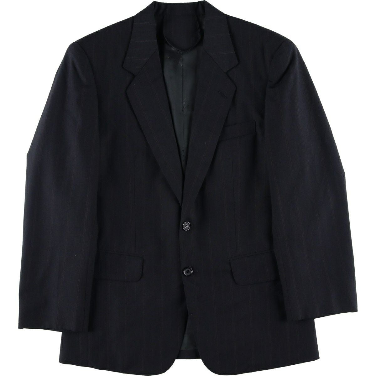 古着 campus concept z ストライプ柄 ピークドラペル テーラード