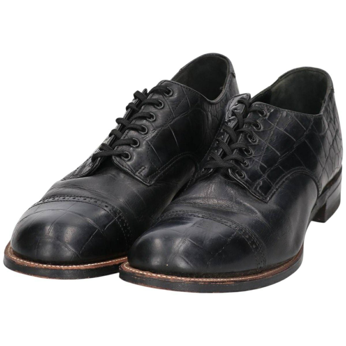 古着 ルケーシー LUCCHESE 総柄 スクエアトゥ ウエスタンブーツ 10 1