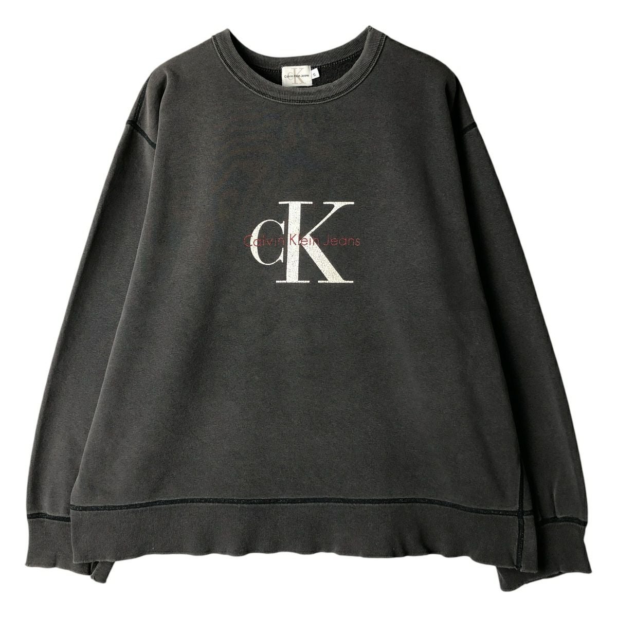 古着 90年代 カルバンクライン Calvin klein ロゴスウェットシャツ