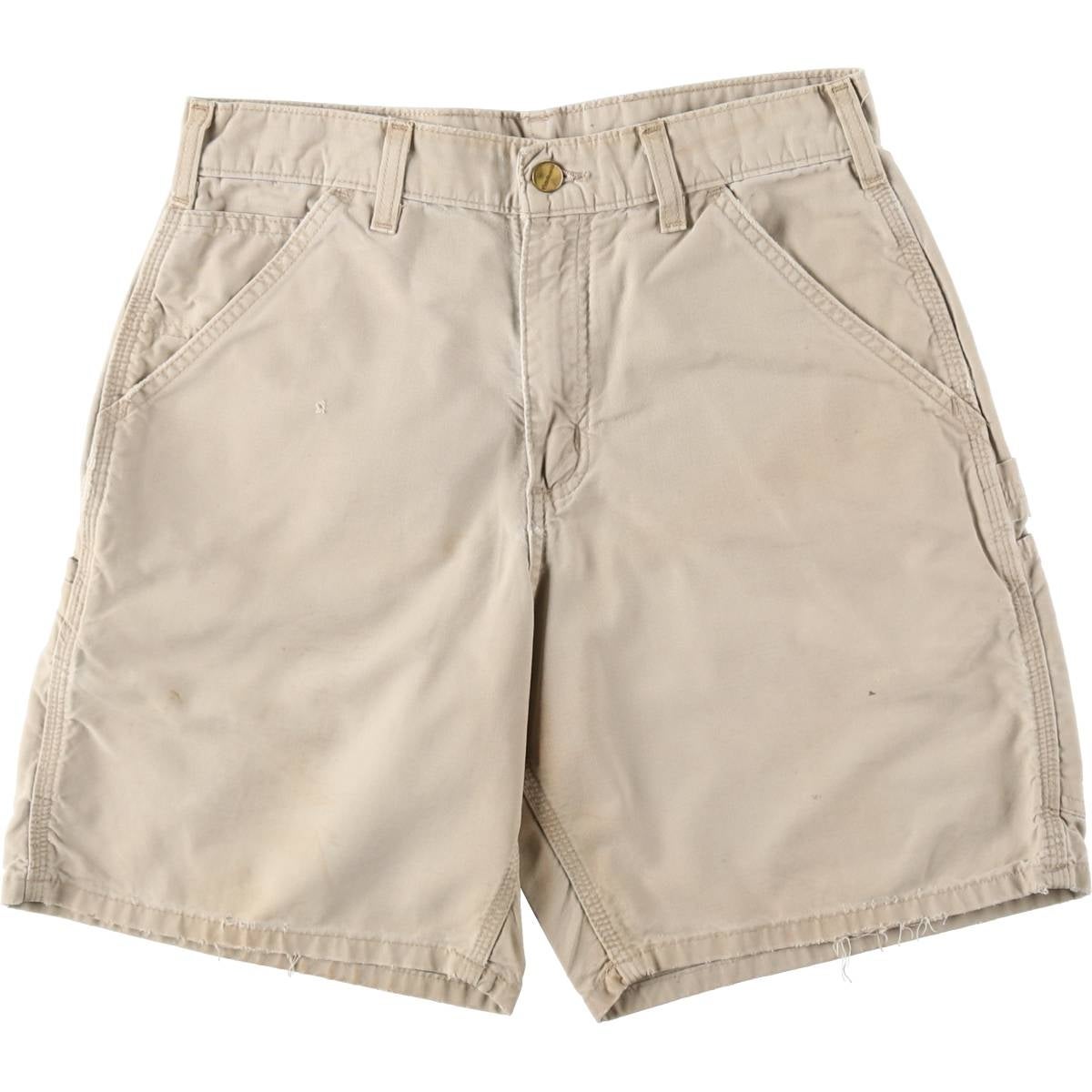 古着 カーハート Carhartt ダック地 ワークショーツ ショートパンツ メンズw36相当 /eaa586271 古着 カーハート Carhartt ダック地ペインターショーツ ショートパンツ