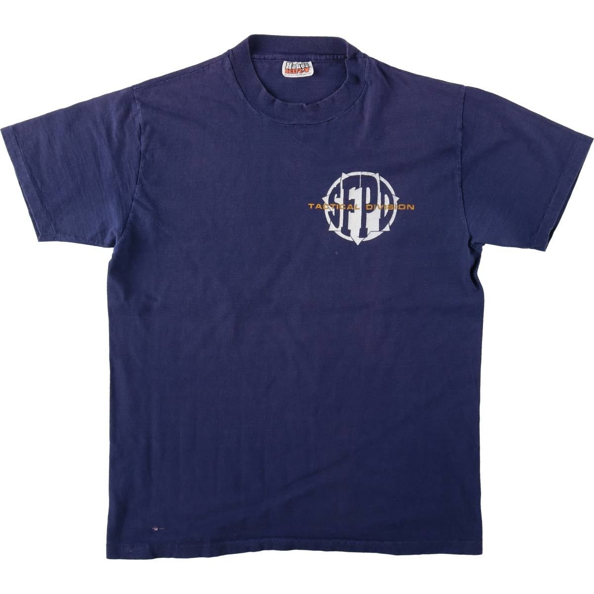 古着 80年代 ヘインズ Hanes POLY COTTON オレンジタグ リンガーT