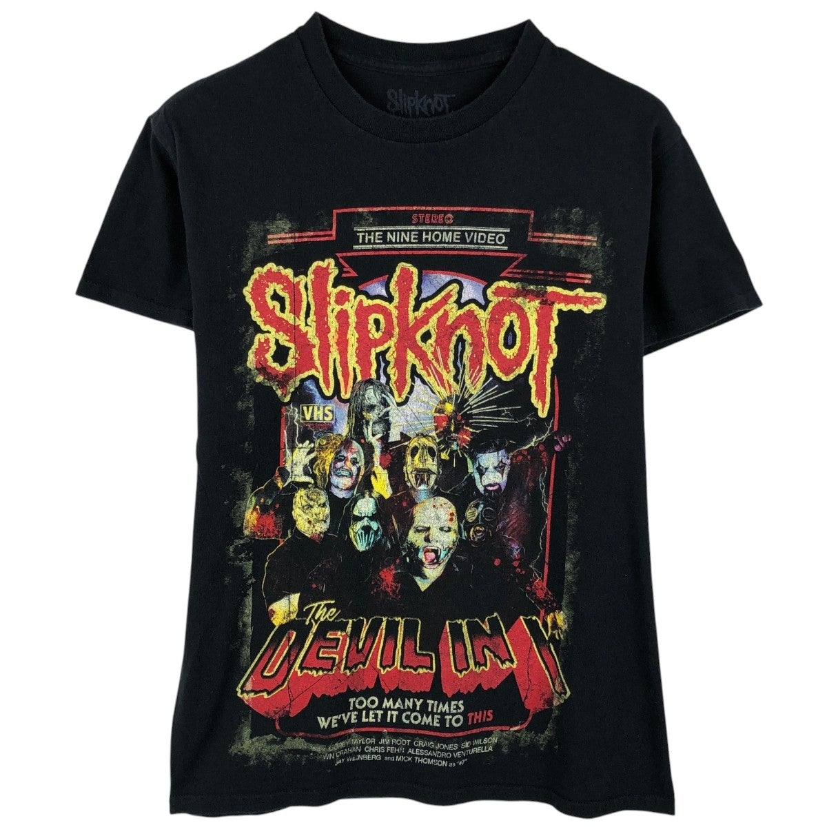 古着 Slipknot スリップノット バンドTシャツ バンT メンズS相当