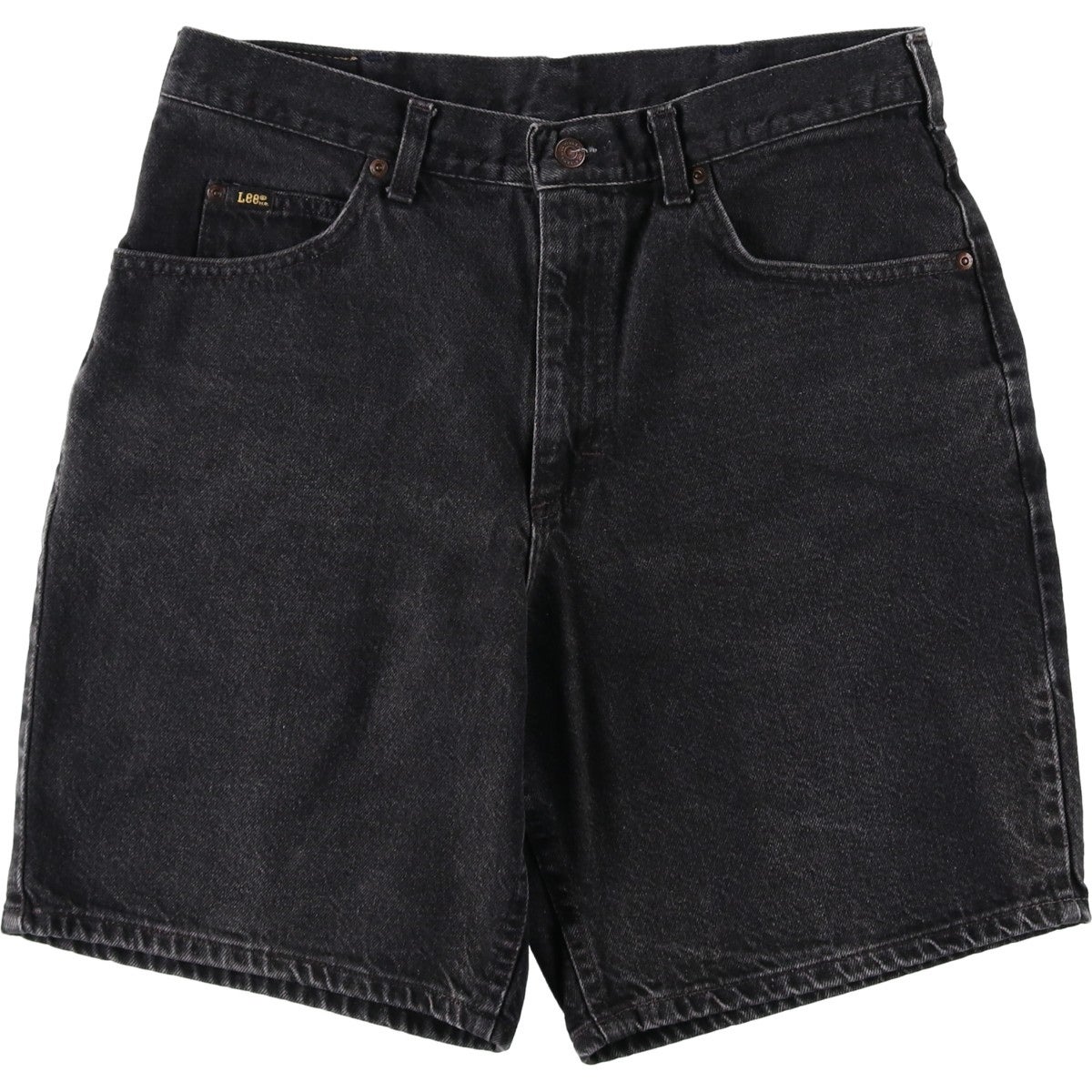 古着 90年代～ リー Lee ブラックデニムショーツ ショートパンツ USA製