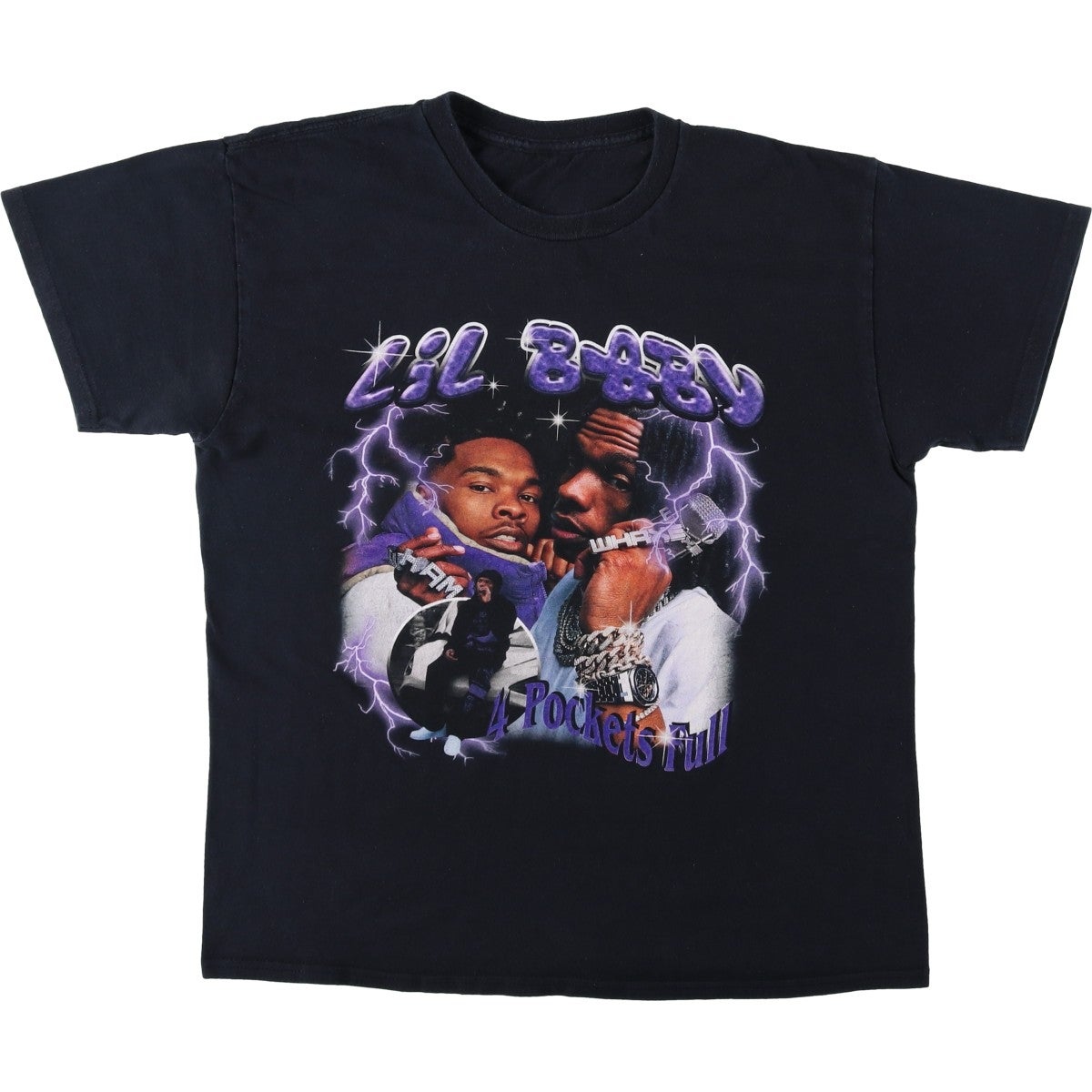古着 LIL BABY リルベイビー ラップTシャツ ラップT メンズM相当