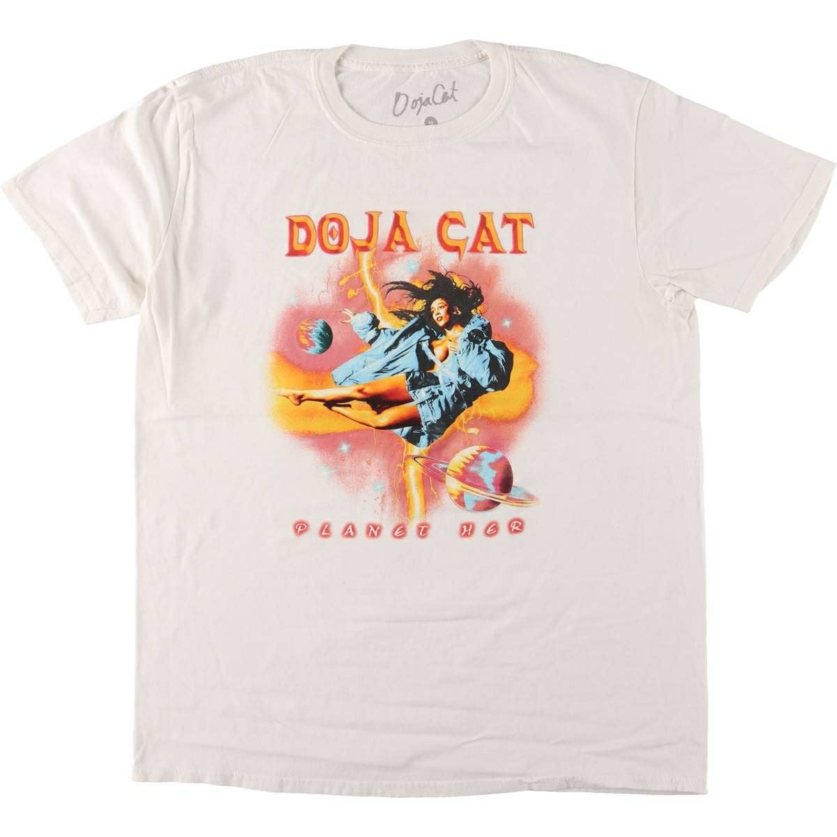 古着 Doja Cat ドージャキャット ラップTシャツ ラップT メンズXL相当