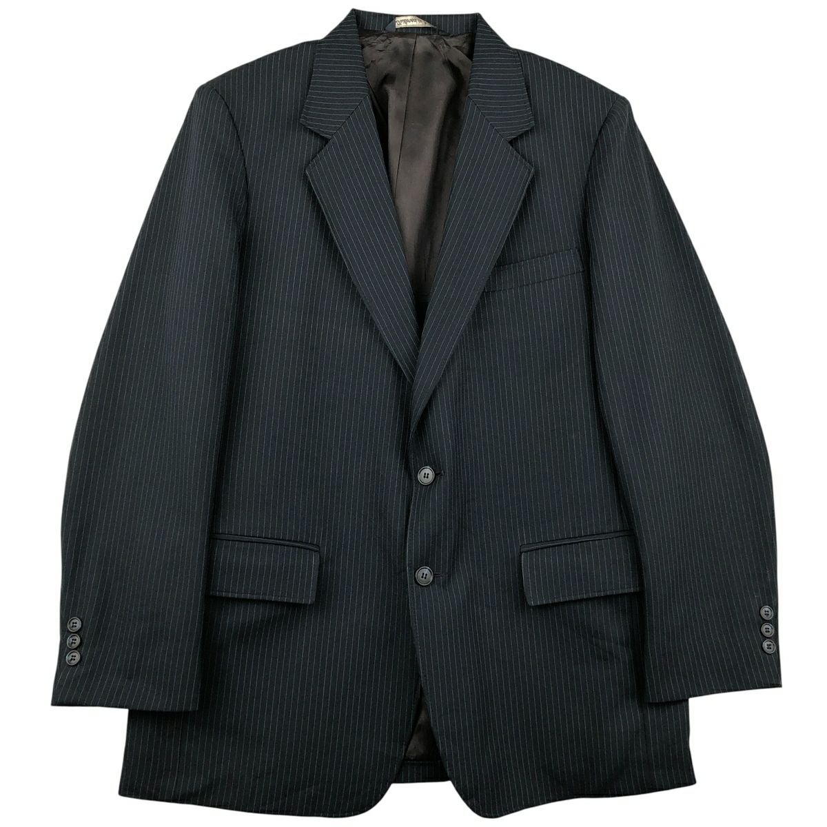 古着 The Mens Wearhouse ストライプ柄 ウールテーラードジャケット