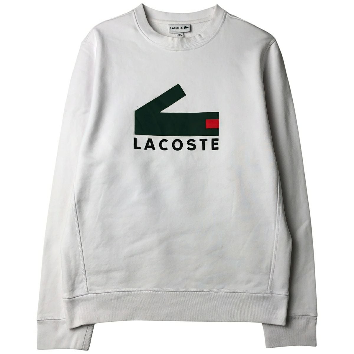 古着 ラコステ LACOSTE Vネック コットンニットセーター レディースM