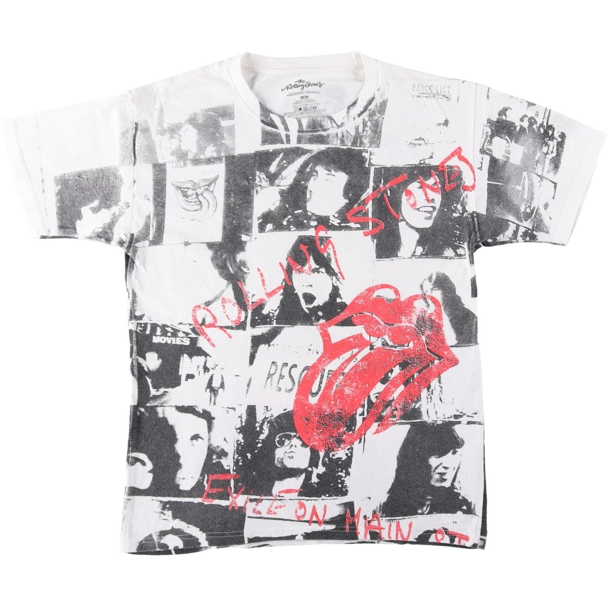 古着 ZIP CODE THE ROLLING STONES ローリングストーンズ バンドT