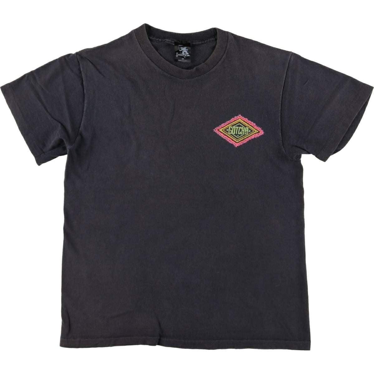 古着 90年代 ガッチャ GOTCHA サーフ スケートTシャツ USA製 メンズM