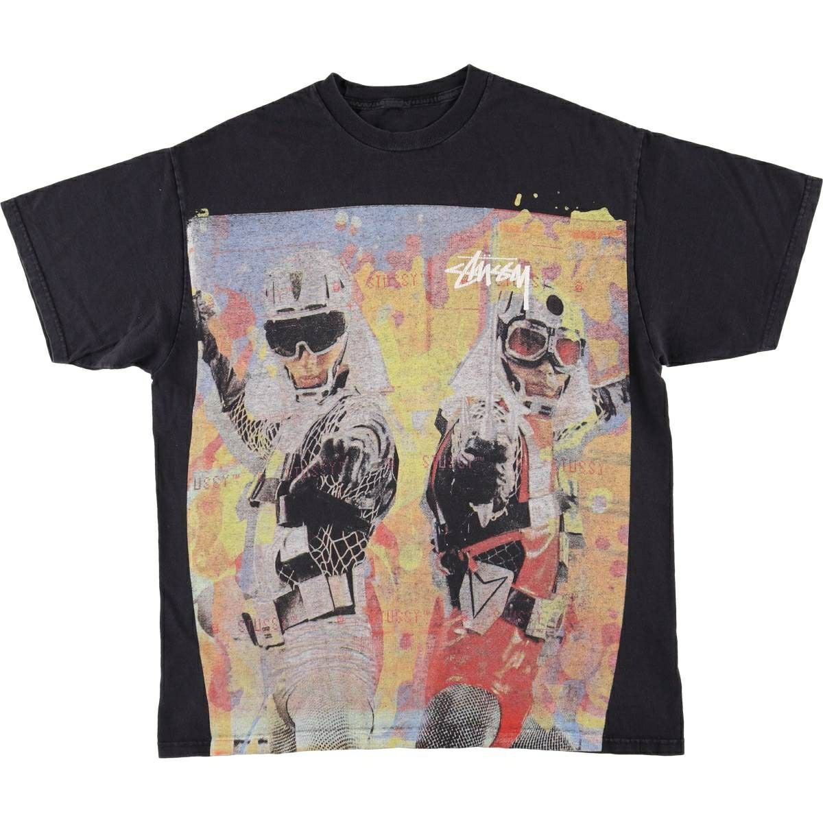 古着 ステューシー STUSSY 龍柄 ドラゴン柄 サーフ スケートTシャツ