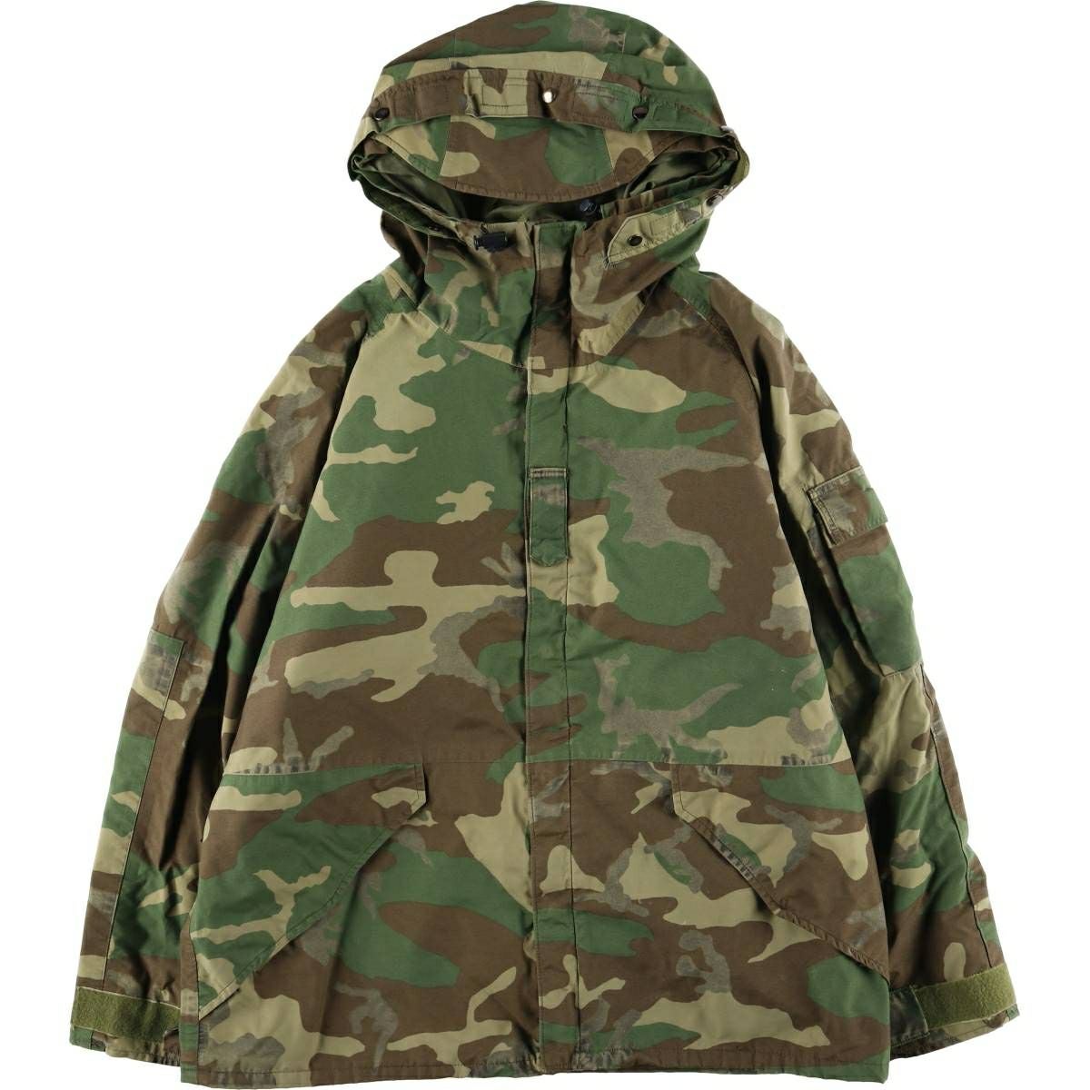 古着 90年代 米軍実品 ECWCS 1st GEN 中期型 迷彩柄 ウッドランドカモ