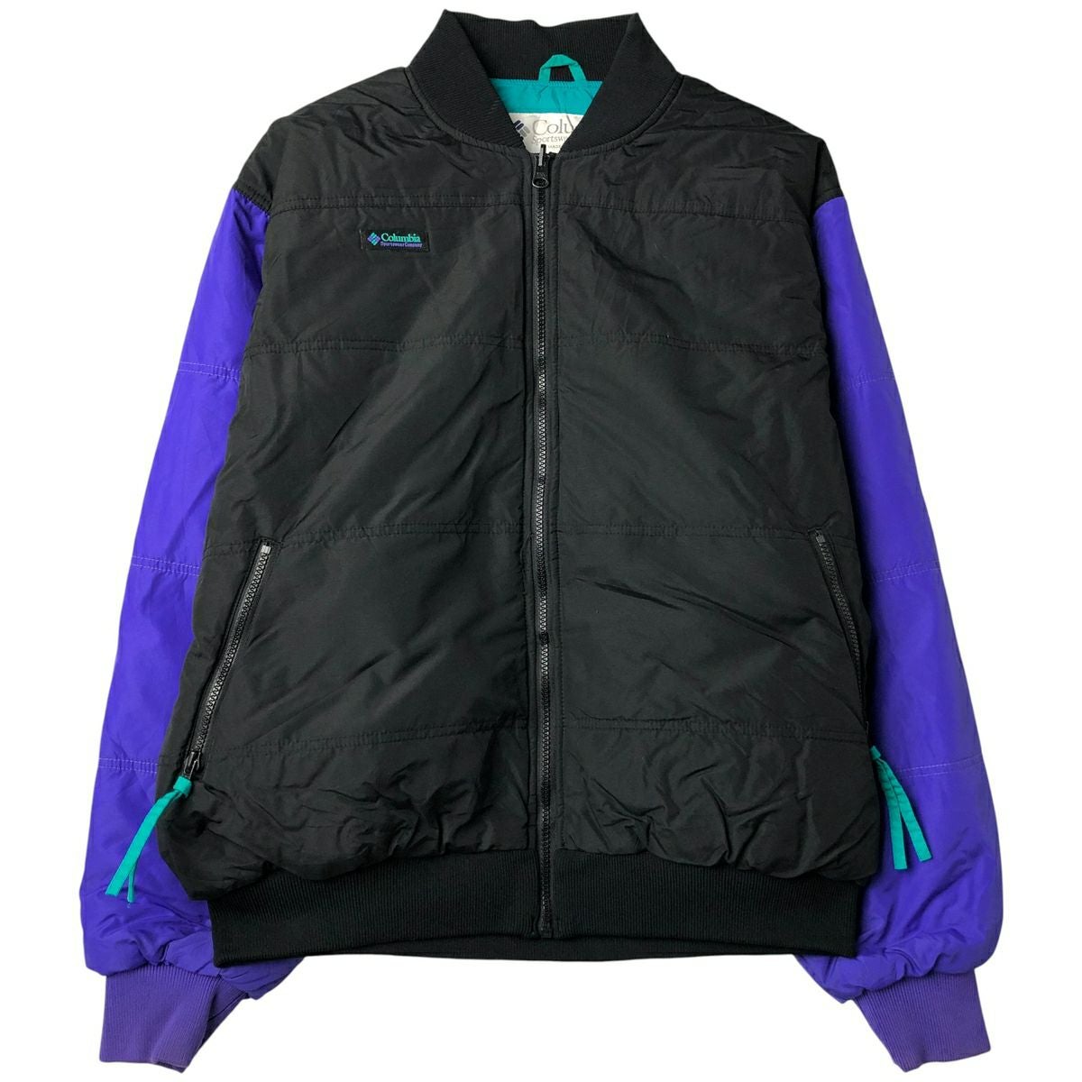 古着 90年代 コロンビア Columbia 白タグ 中綿ジャケット パファー