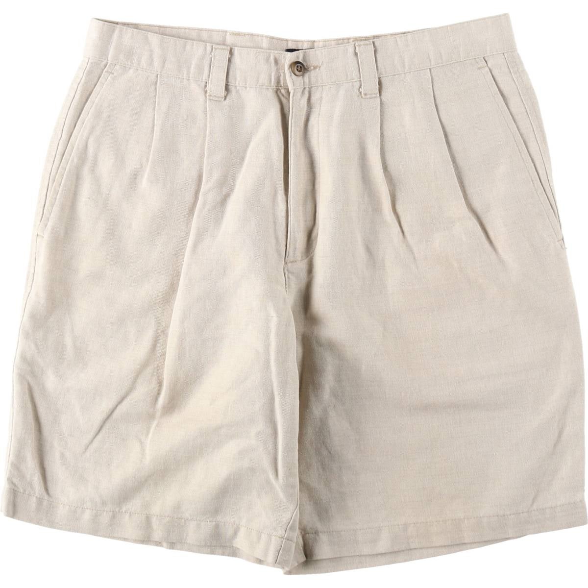 古着 90年代 ドッカーズ DOCKERS Khakis ツータック リネン×コットンパンツ スラックス ドミニカ共和 メンズw34相当 ヴィンテージ/eaa664052 古着 90年代 ドッカーズ DOCKERS Khakis ツータック リネン×コットン