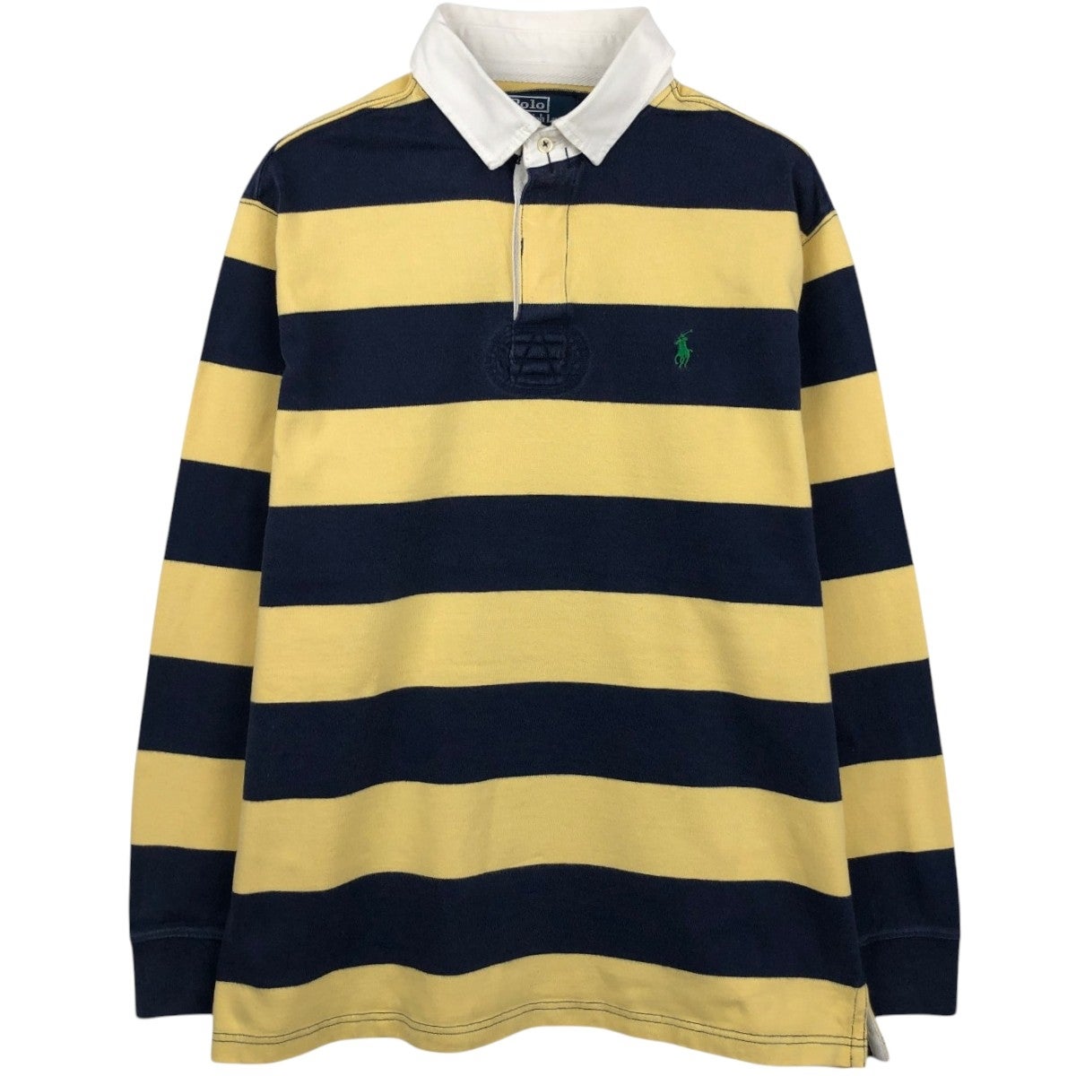 古着 ラルフローレン Ralph Lauren POLO by Ralph Lauren ボーダー柄 長袖 ラガーシャツ メンズL相当/eaa650994 古着 ラルフローレン Ralph Lauren POLO by Ralph Lauren ボーダー柄