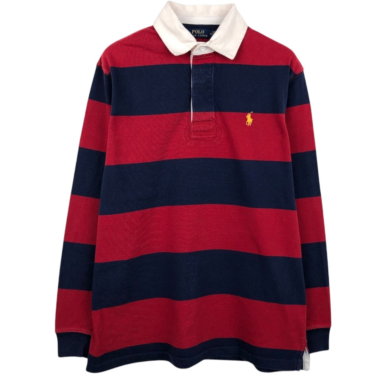 古着 ラルフローレン Ralph Lauren POLO RALPH LAUREN ボーダー柄 長袖 ラガーシャツ メンズM相当/eaa650995 古着 ラルフローレン Ralph Lauren POLO RALPH LAUREN ボーダー柄 長袖