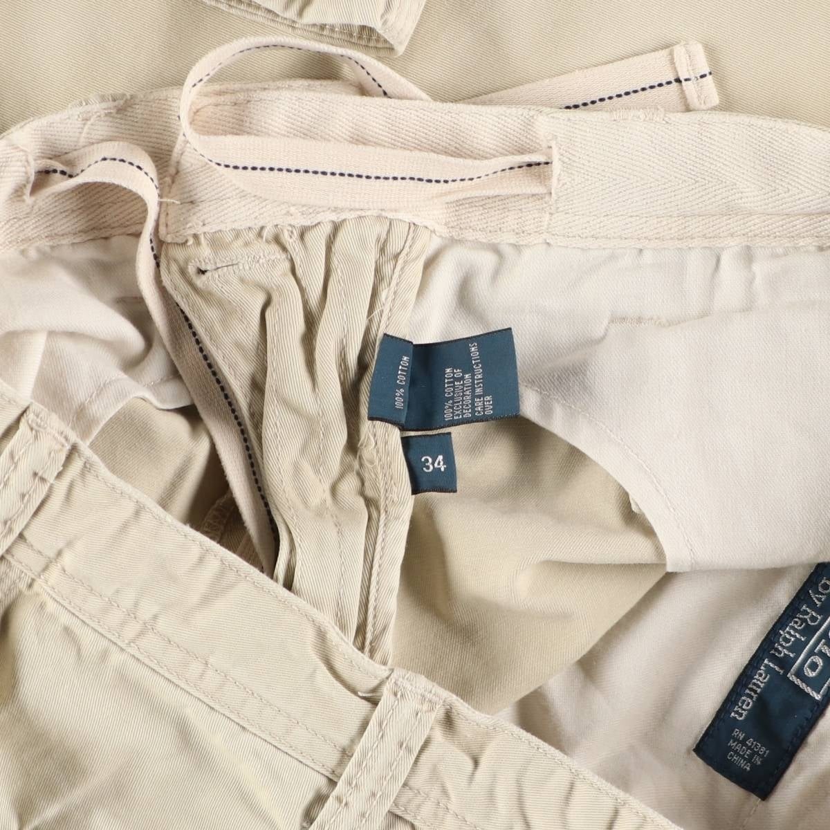 古着 ラルフローレン Ralph Lauren POLO by Ralph Lauren チノショーツ